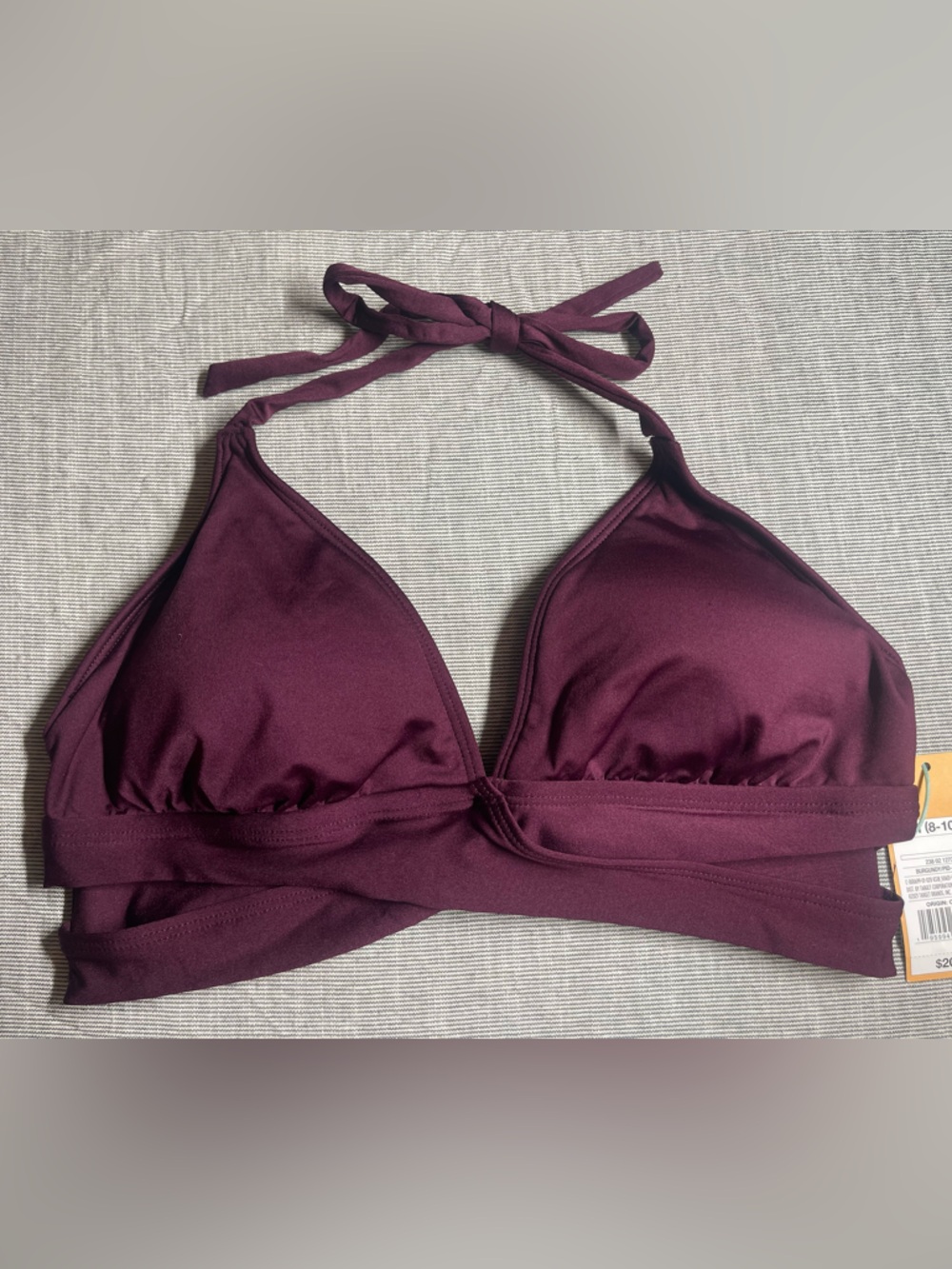 Women’s Plum Halter Swim Top